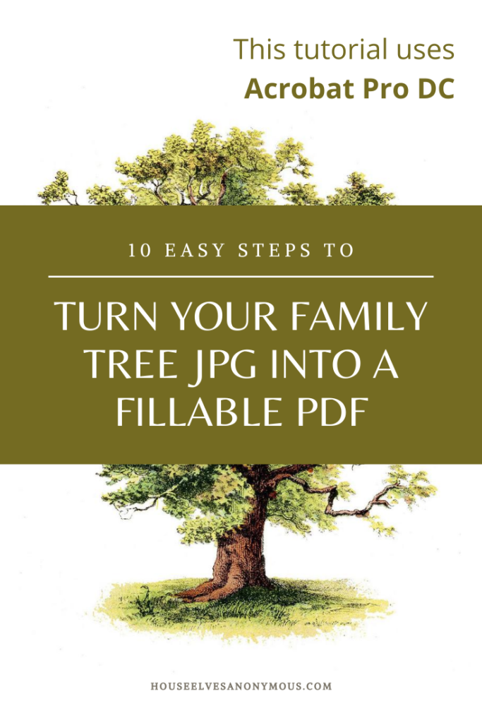 How to turn an image into a fillable PDF using Adobe's Acrobat Pro DC