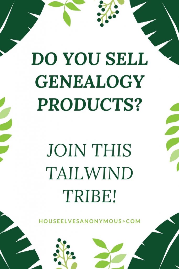 Tailwind Tribe for Genealogy Products